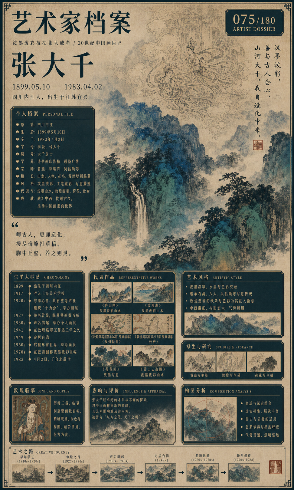 张大千